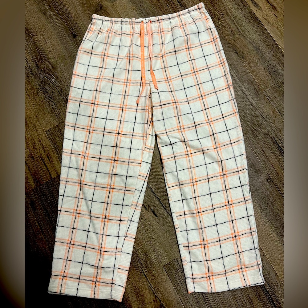 Muk Luks Plaid Warm Cozy Plaid Pajama Pants